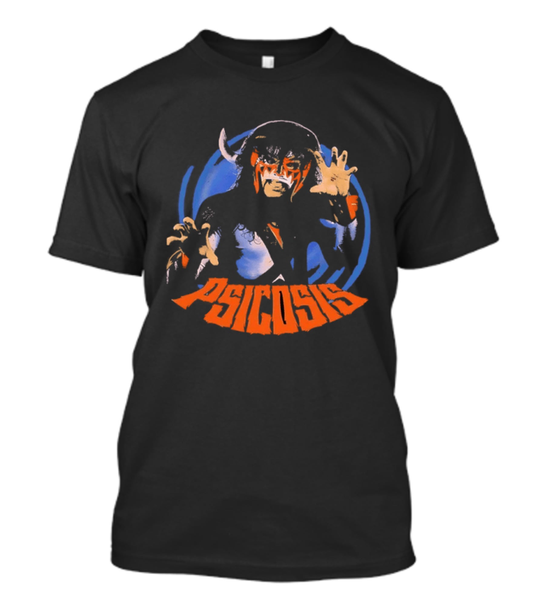 Psicosis Lucha Libre Wrestler Iconic Mask T-Shirt