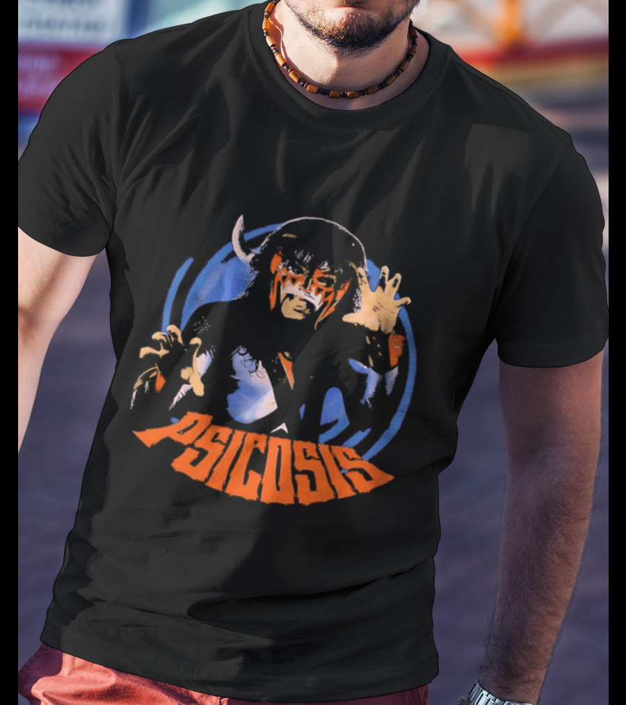 Psicosis Lucha Libre Wrestler Iconic Mask T-Shirt