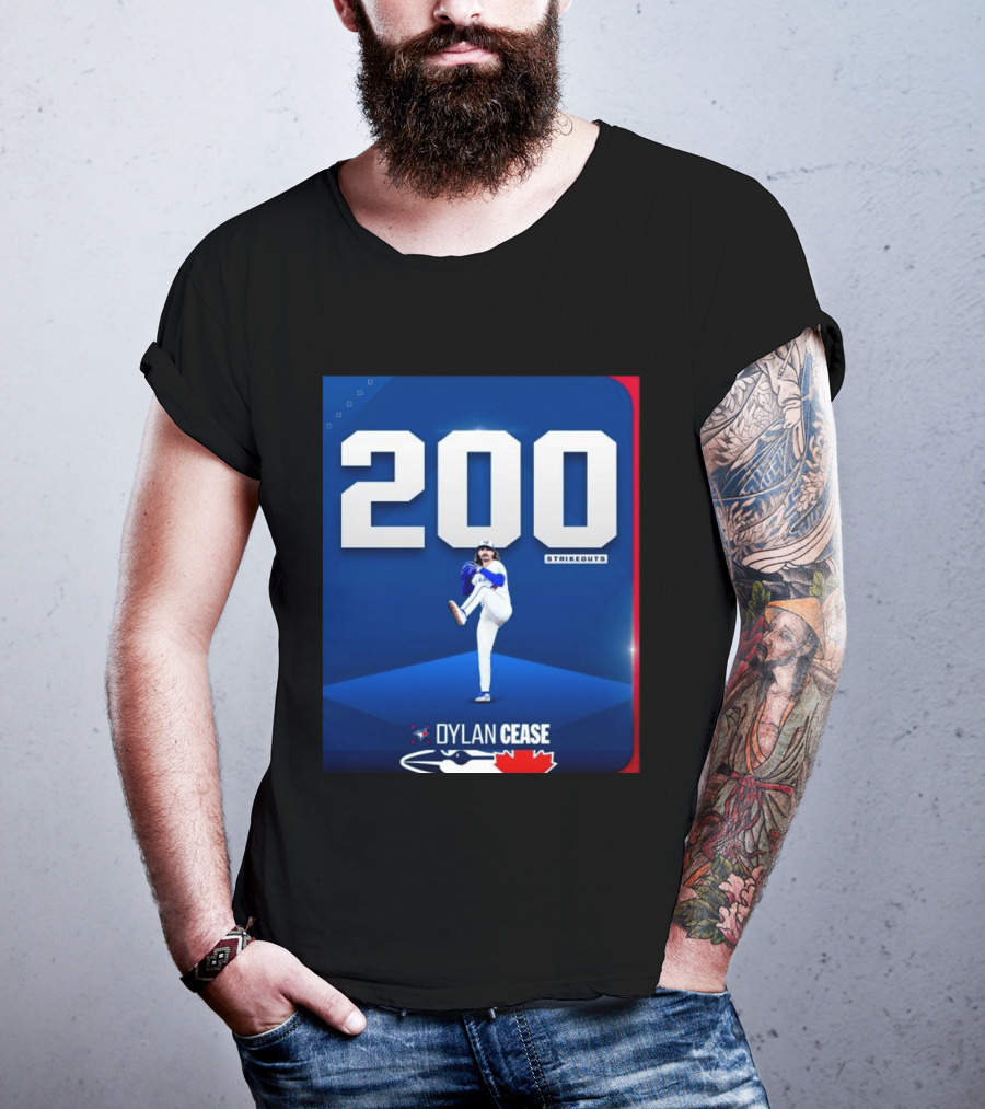 Dylan Cease 200 Strikeouts Baseball Pitcher T-Shirt