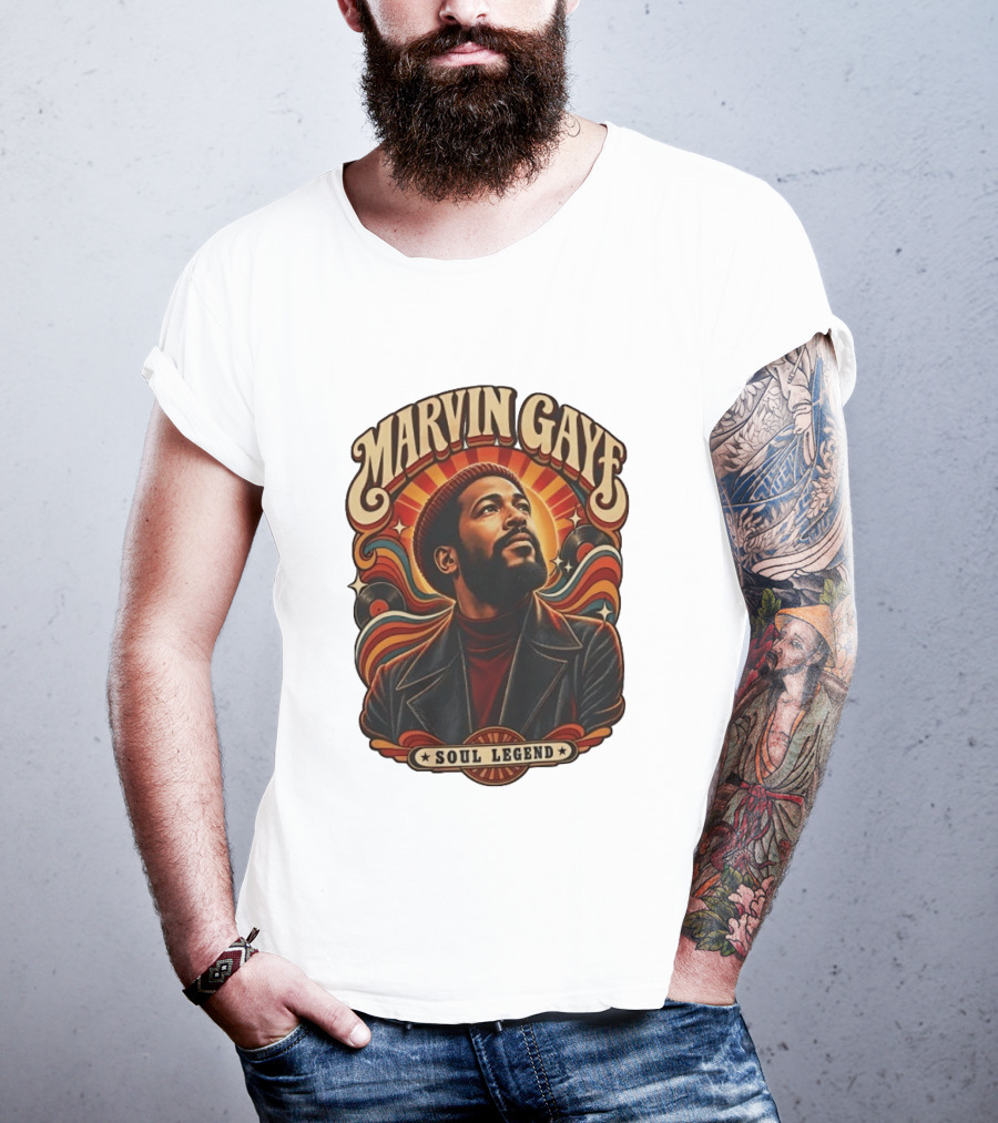 Marvin Gaye Soul Legend Motown T-Shirt