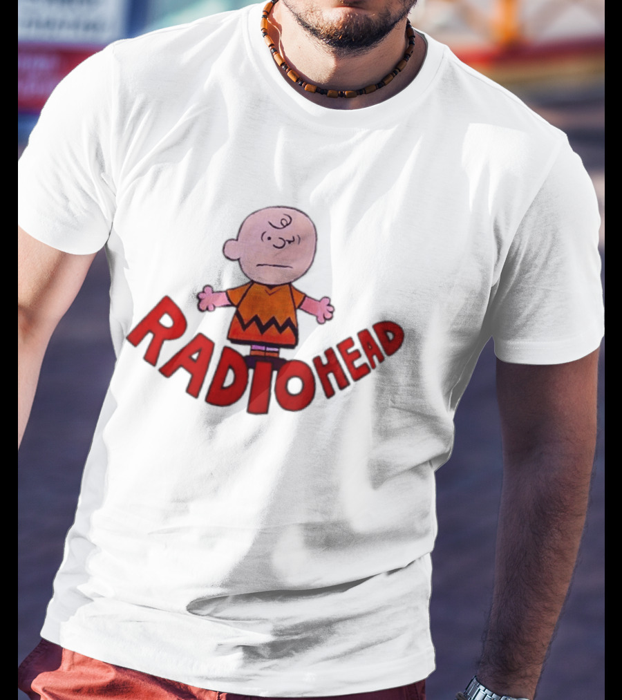 Charlie Brown Radiohead Peanuts Alternative Rock Mashup T-Shirt