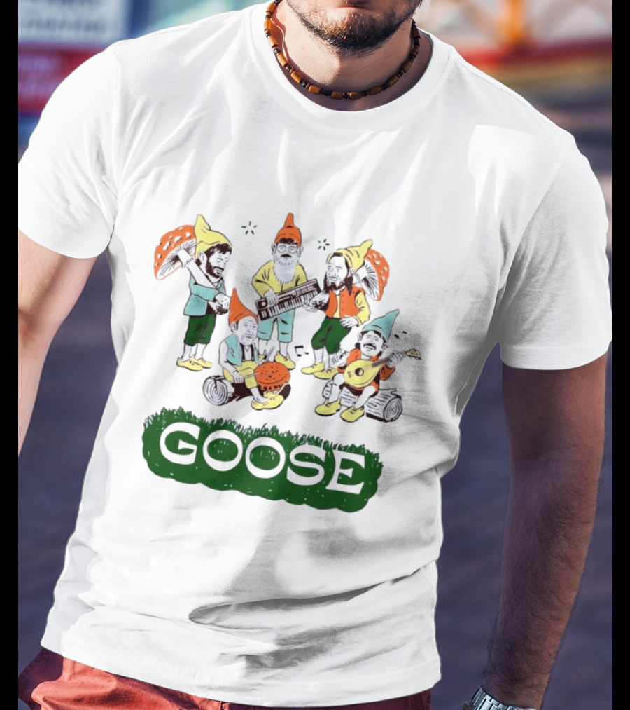 Goose Band Garden Gnome Music Festival Indie Rock T-Shirt