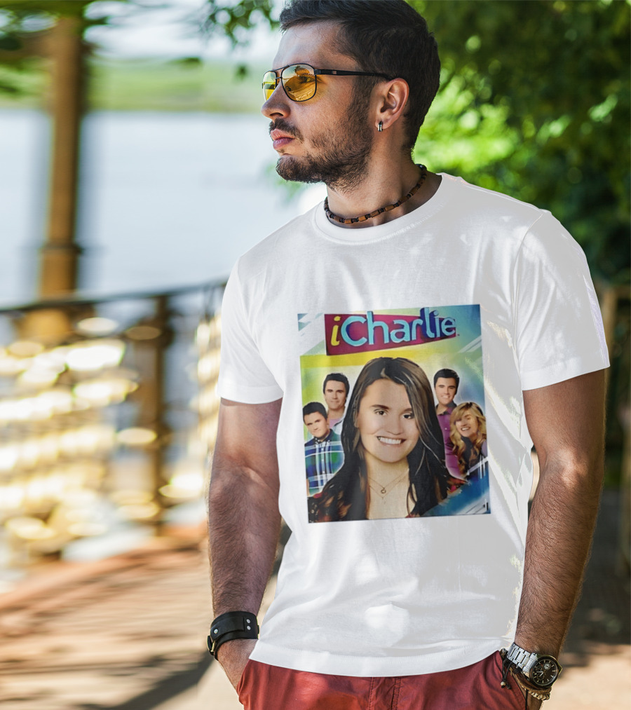 ICharlie Pop Culture Cast Television Show Iconic Faces T-Shirt