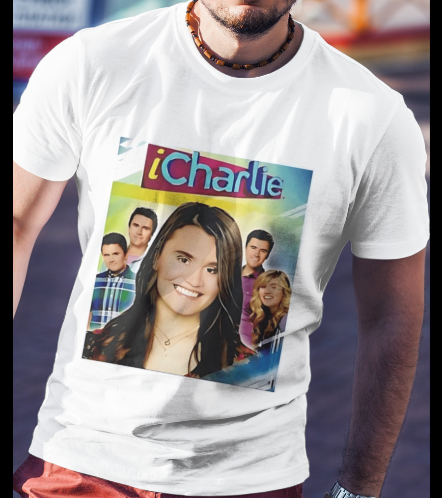 ICharlie Pop Culture Cast Television Show Iconic Faces T-Shirt