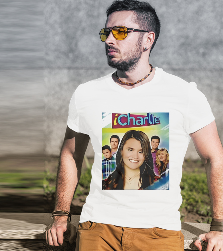 ICharlie Pop Culture Cast Television Show Iconic Faces T-Shirt