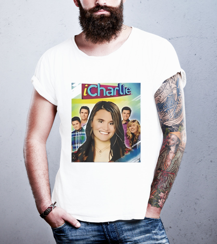ICharlie Pop Culture Cast Television Show Iconic Faces T-Shirt