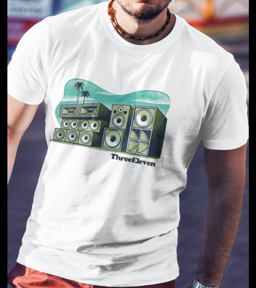 Three Eleven 311 Band Palm Trees Speakers Raglan T-Shirt