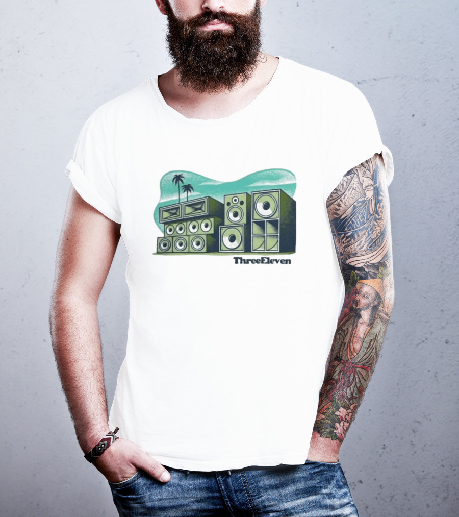 Three Eleven 311 Band Palm Trees Speakers Raglan T-Shirt