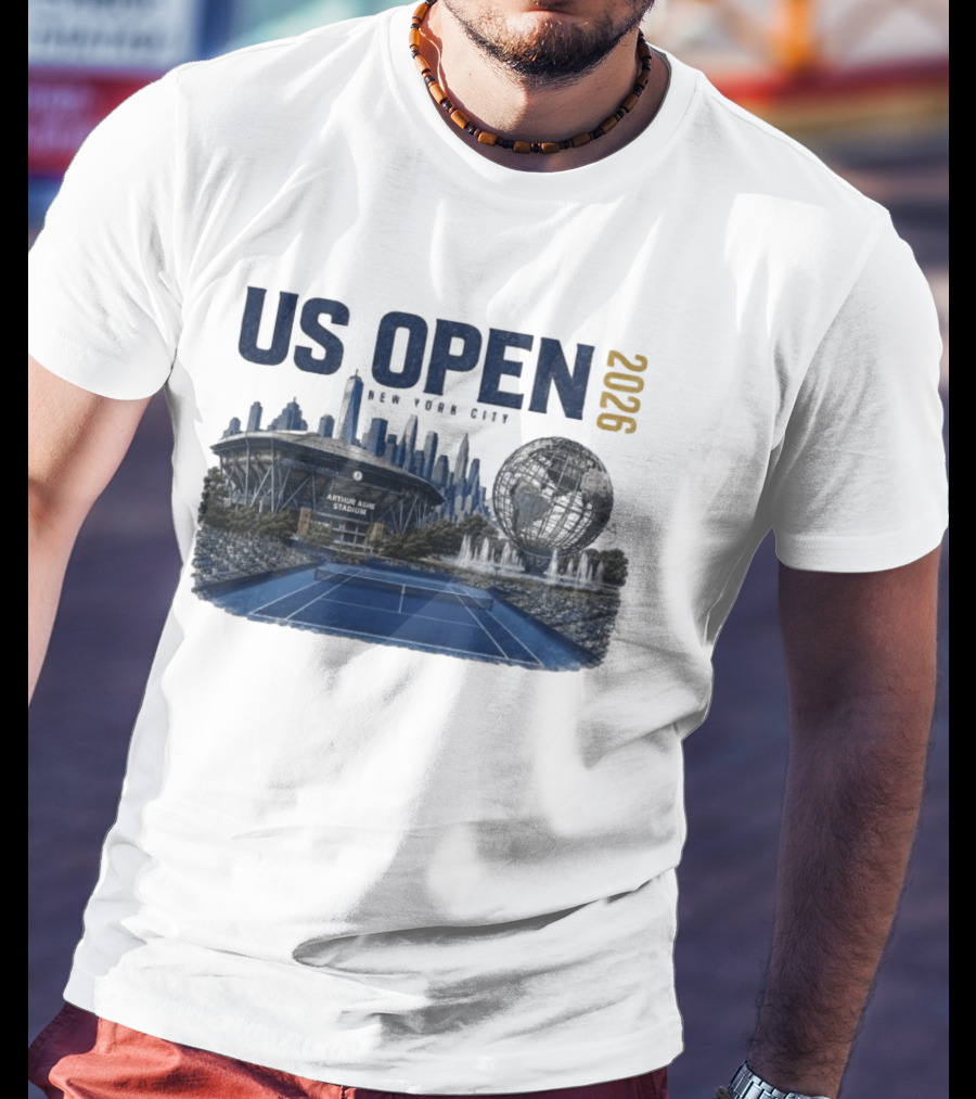 US Open 2026 New York City Arthur Ashe Stadium Flushing Meadows T-Shirt