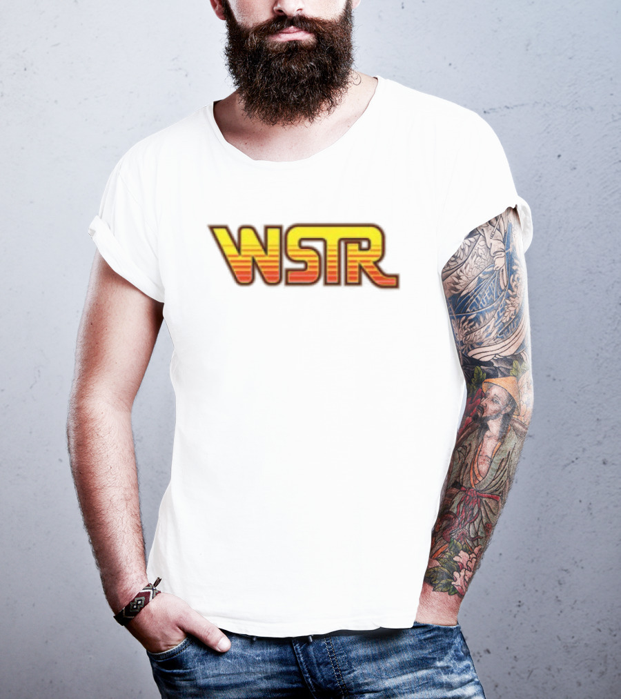 Wstr Store Identity Crisis Red White Baseball Wstr T-Shirt