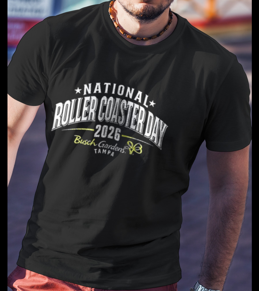 National Roller Day 2023 Busch Gardens Tampa T-Shirt