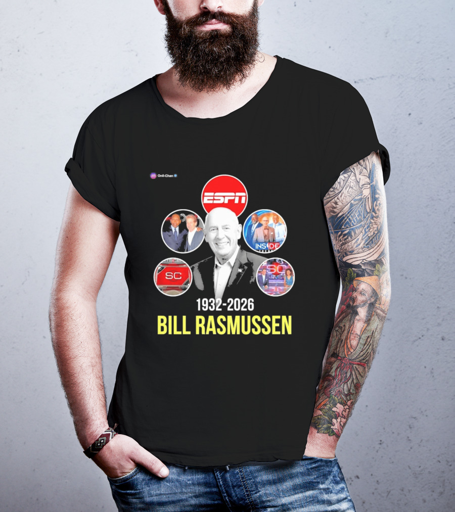ESPN Bill Rasmussen 1932 2026 SC Inside Sports T-Shirt