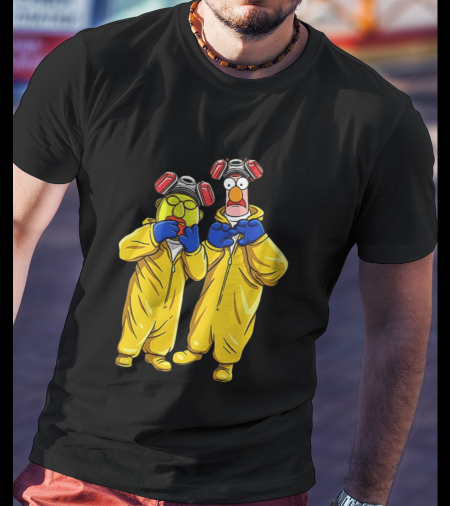 Dr Bunsen Honeydew Beaker Breaking Bad The Muppets Yellow Hazmat Suit T-Shirt