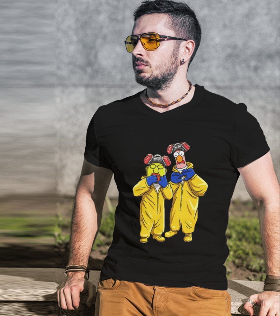 Dr Bunsen Honeydew Beaker Breaking Bad The Muppets Yellow Hazmat Suit T-Shirt
