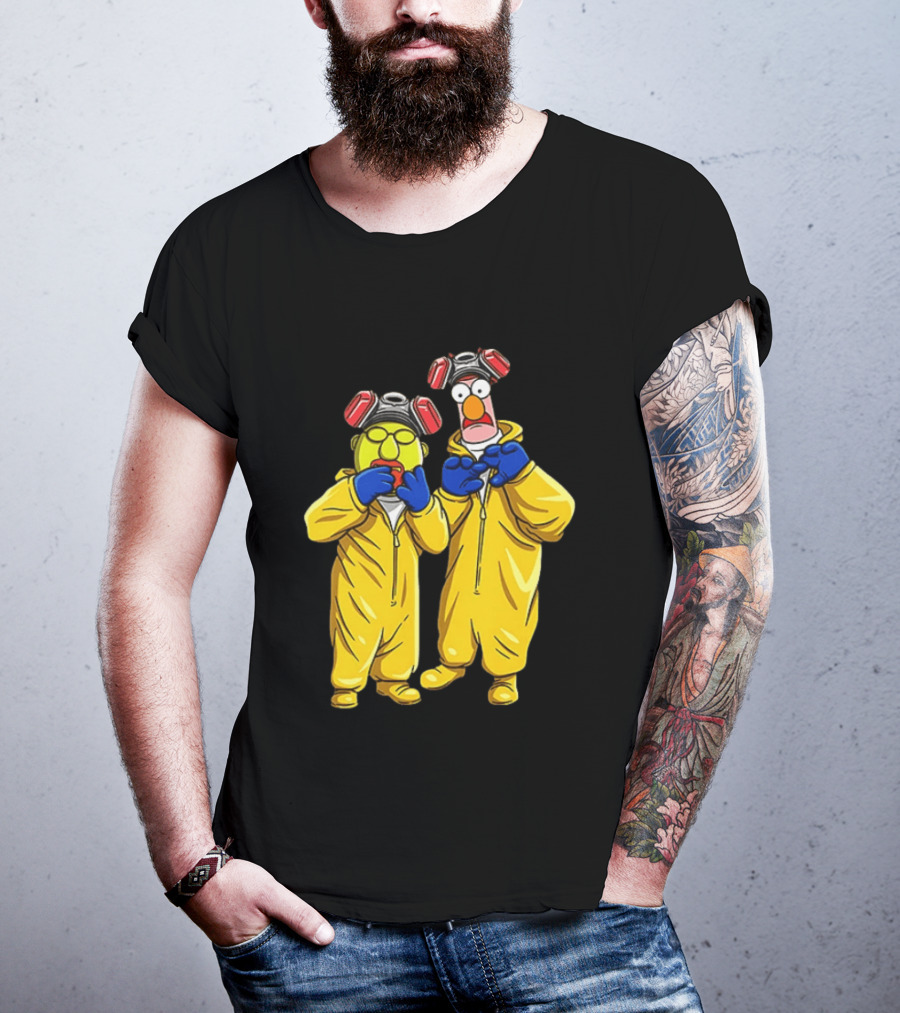 Dr Bunsen Honeydew Beaker Breaking Bad The Muppets Yellow Hazmat Suit T-Shirt