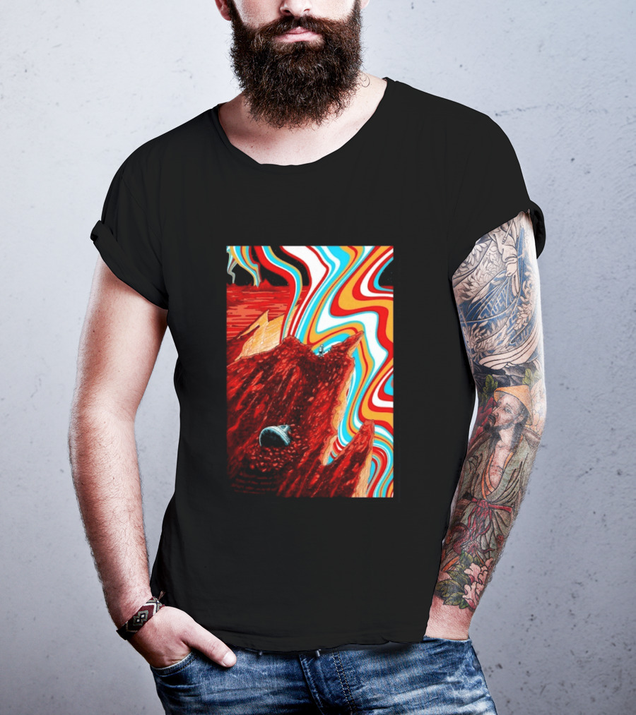 Gov't Mule Salt Lake City 2026 Psychedelic Mountain Landscape T-Shirt