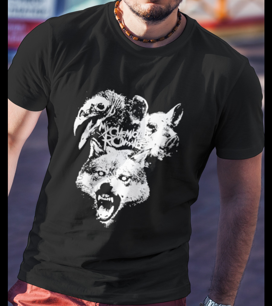 Washington DC 08.18.2026 My Chemical Romance Wolf And Birds T-Shirt