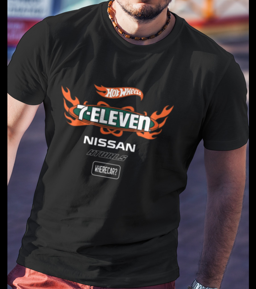 7 Eleven Hot Wheels Racing Patch Nissan Formula One HKS HKS Graphic Weber Collaboration T-Shirt