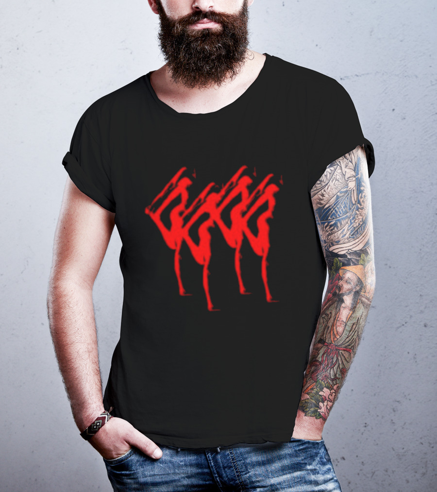 Anika Store Anika Abyss Red Abstract T-Shirt