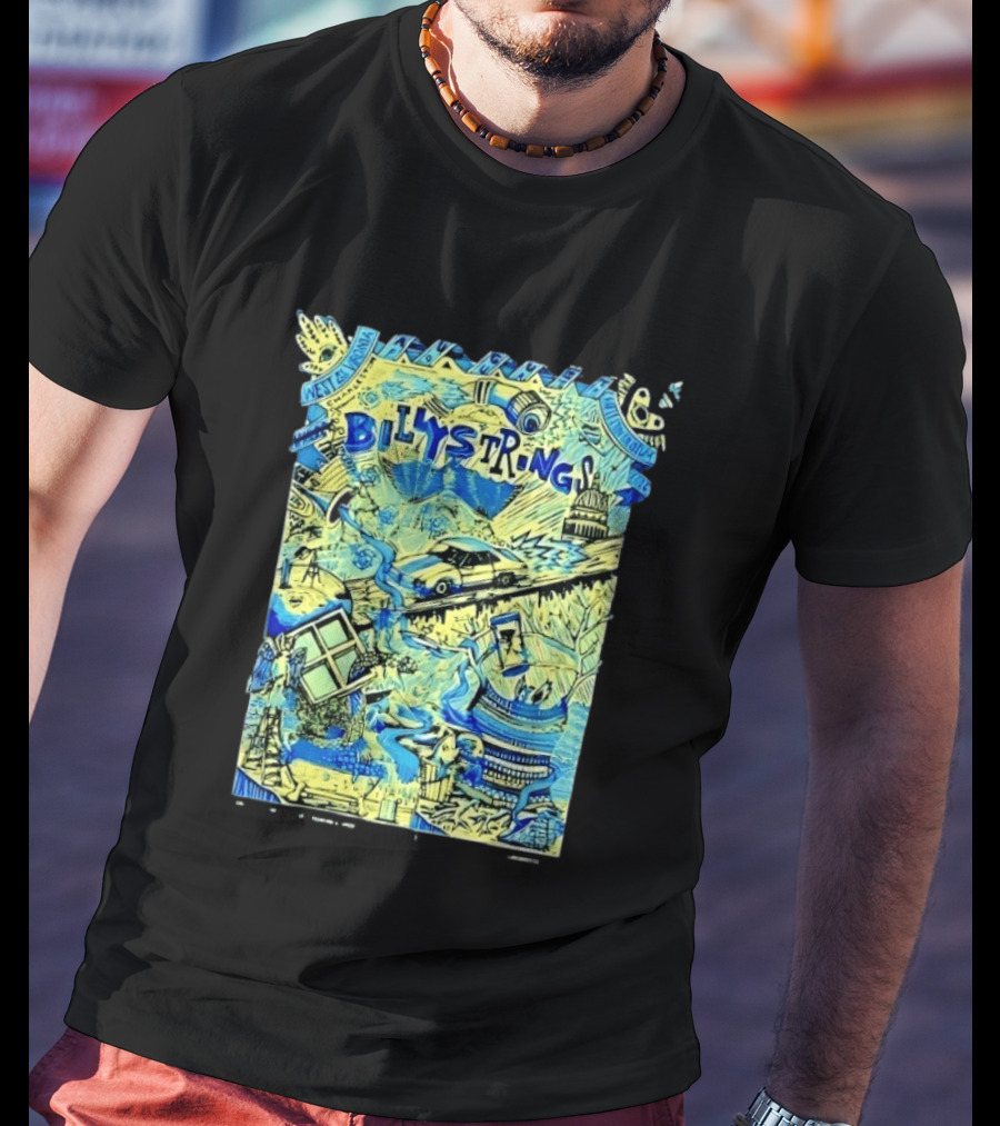 Billy Strings Charleston Coliseum 2023 West Virginia Concert Doodle T-Shirt