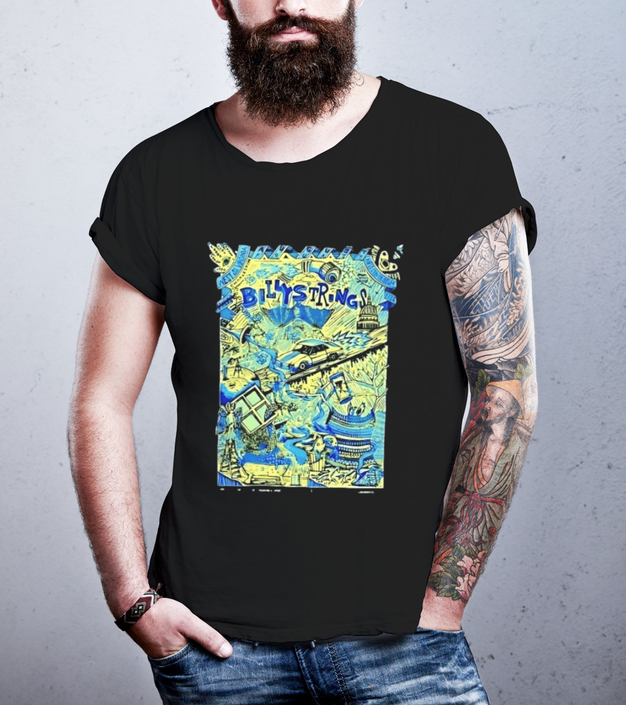 Billy Strings Charleston Coliseum 2023 West Virginia Concert Doodle T-Shirt
