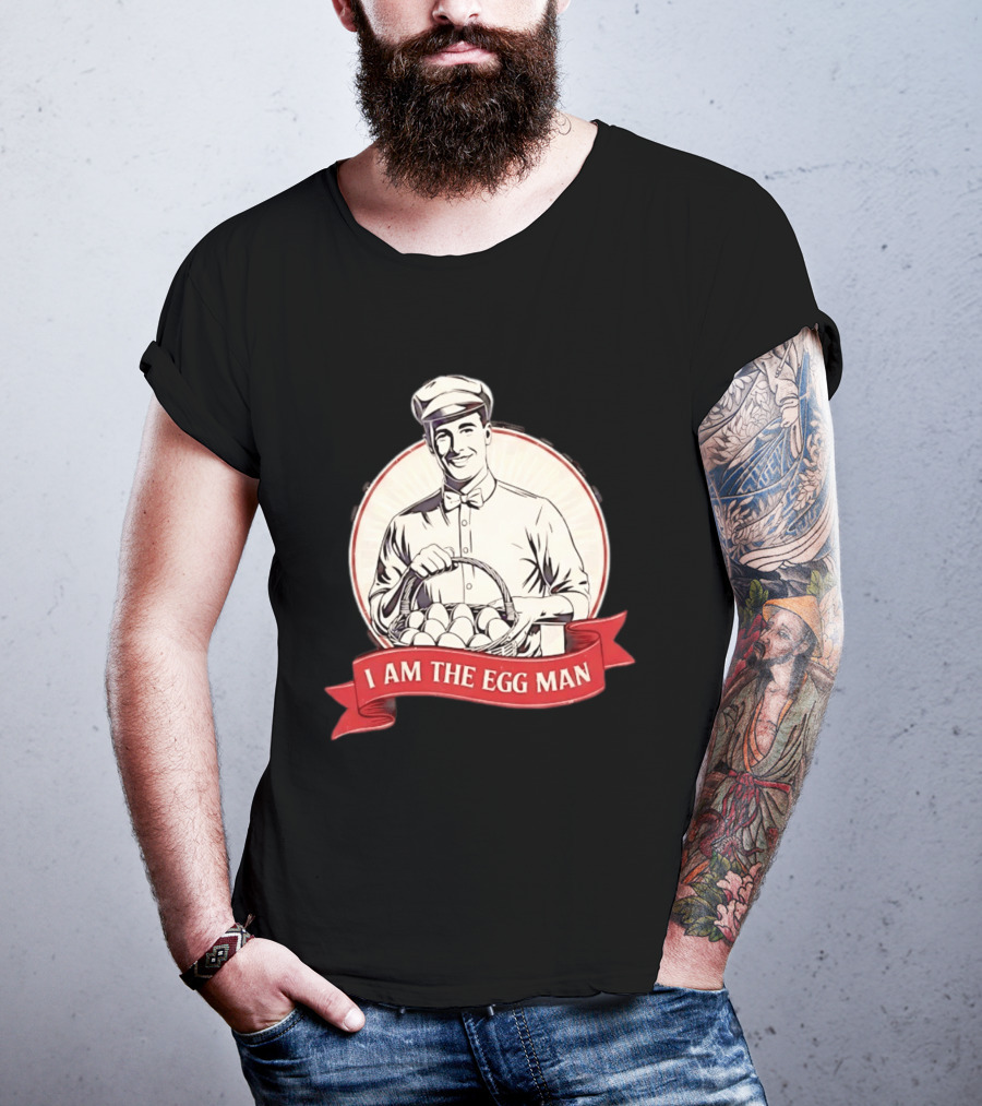 I Am The Egg Man Vintage Style Lyrics Reference T-Shirt