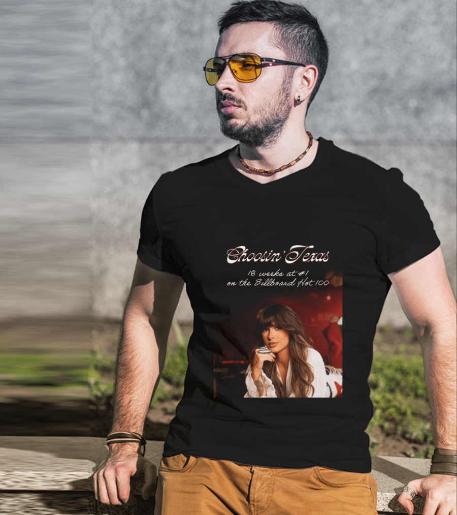 Choosin' Texas 18 Weeks At #1 On The Billboard Hot 100 T-Shirt