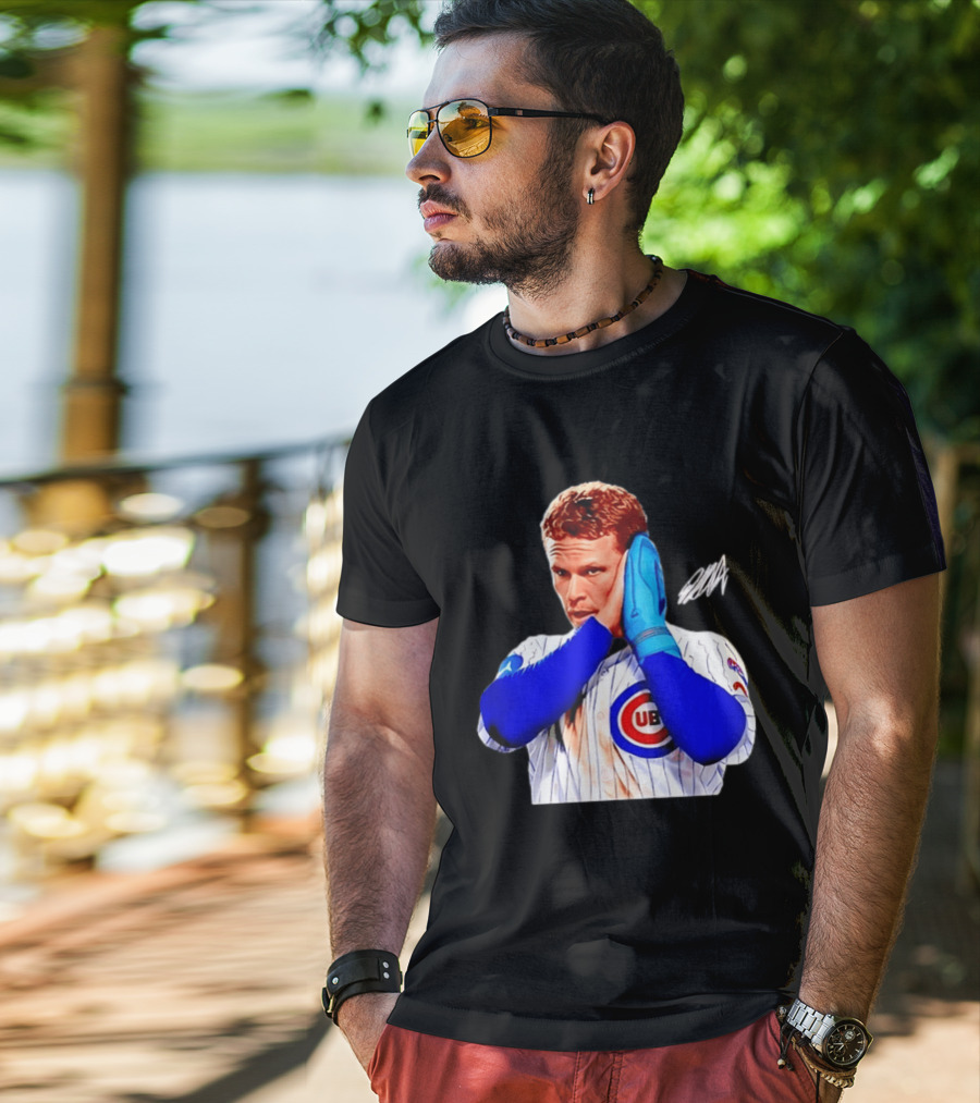 Ian Happ Chicago Cubs MLB Baseball Player With Cubs T-Shirt