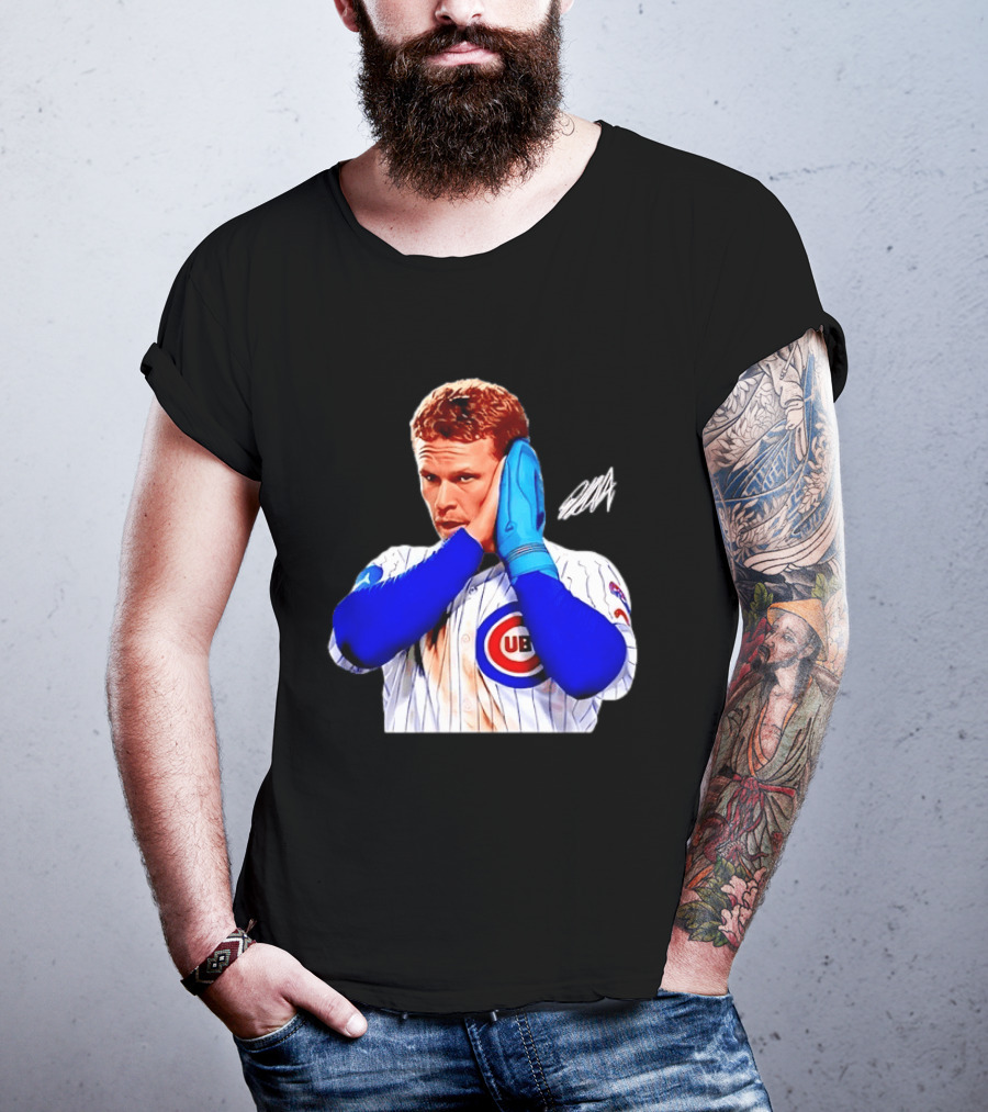 Ian Happ Chicago Cubs MLB Baseball Player With Cubs T-Shirt