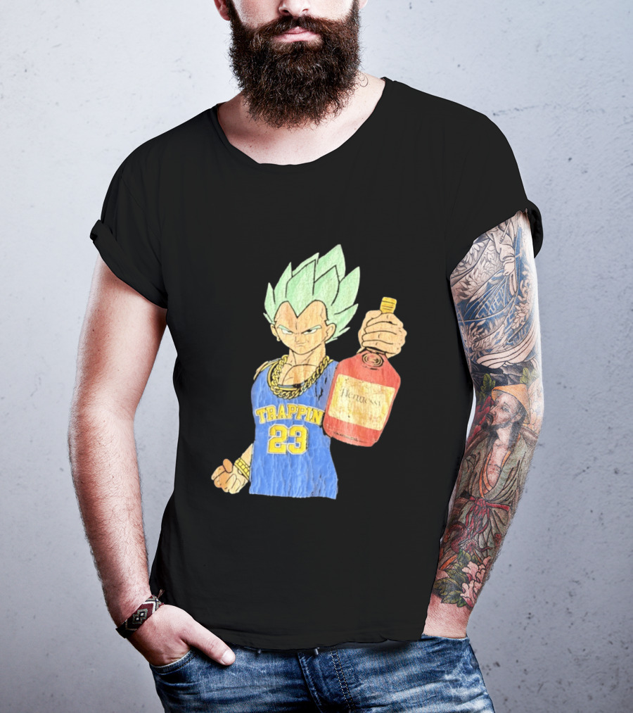 Vegeta Trappin 23 Hennessy Dragon Ball Z T-Shirt