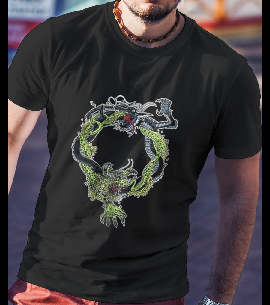 Falxo Tour 2026 El Mano A Mano Del Ano Futuristic Mechanical Dragon Battle T-Shirt