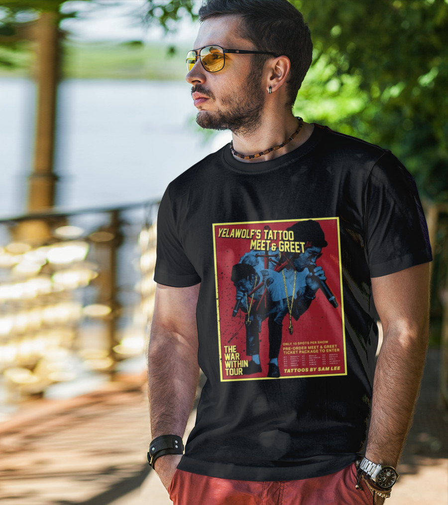 Yelawolf's Tattoo Meet & Greet The War Within Tour Tattoos By Sam Lee T-Shirt
