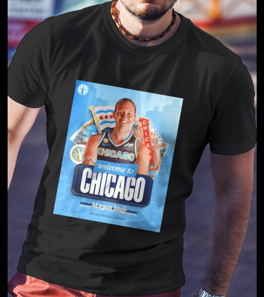Welcome To Chicago Morgan Maly Developmental Contract Basketball Jersey T-Shirt