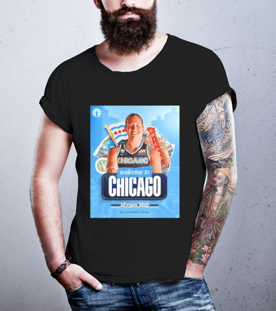 Welcome To Chicago Morgan Maly Developmental Contract Basketball Jersey T-Shirt