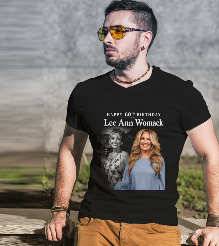 Happy 60th Birthday Lee Ann Womack Celebration T-Shirt
