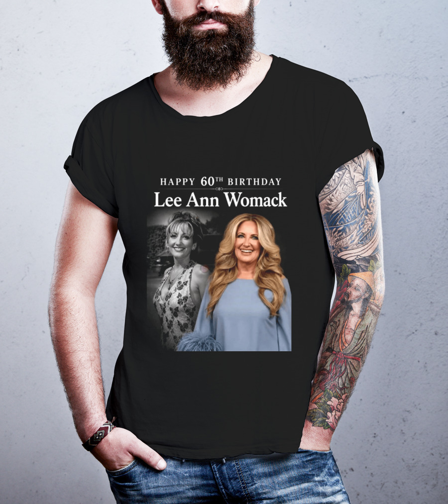 Happy 60th Birthday Lee Ann Womack Celebration T-Shirt