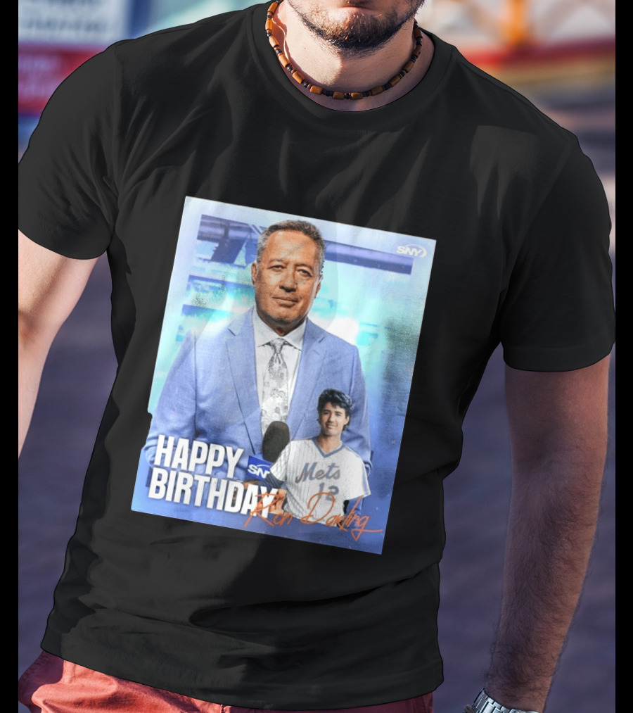 Happy Birthday Ron Darling SNY Mets Celebration T-Shirt