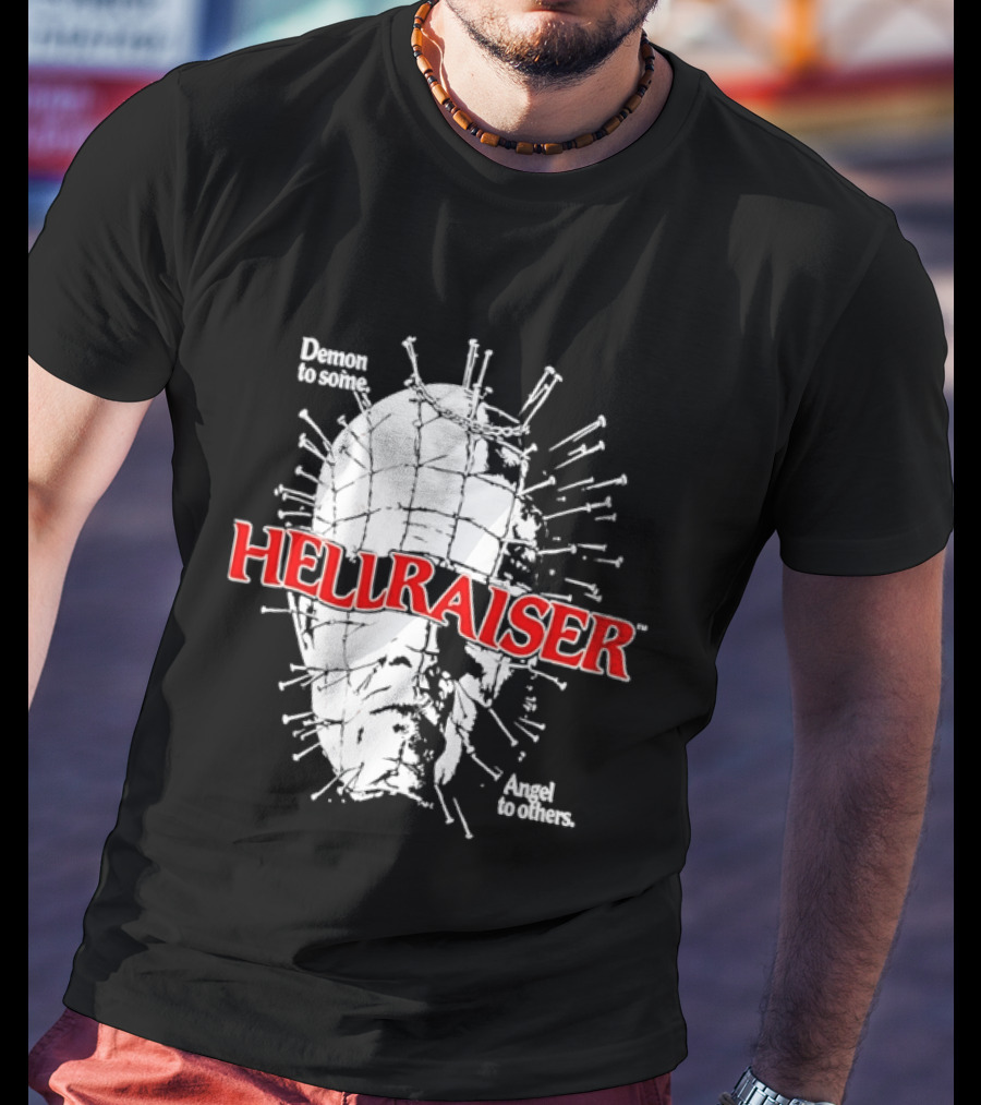 Hellraiser Pinhead Demon To Some Angel To Others T-Shirt