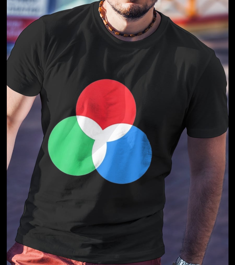 RGB Color Model Venn Diagram Red Green Blue T-Shirt