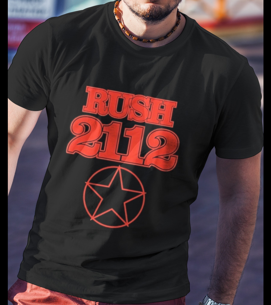 Rush 2112 Starman Iconic Progressive Rock T-Shirt