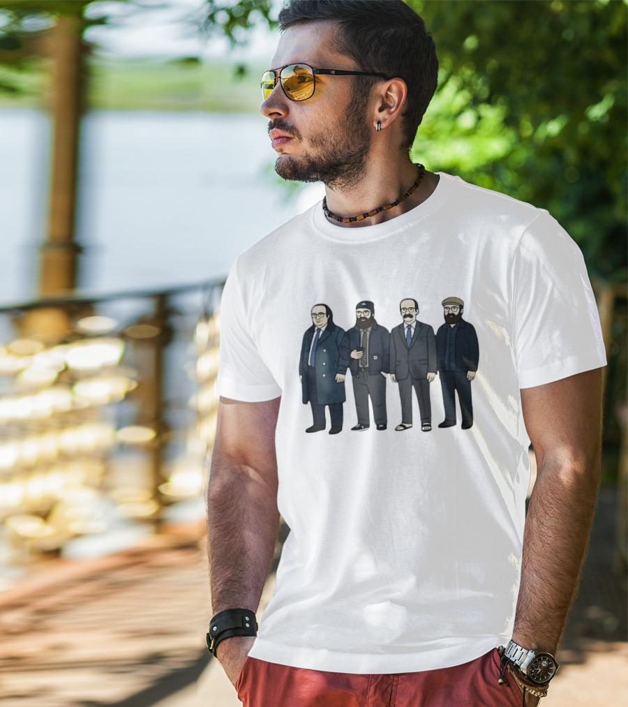 Danny DeVito Seth Rogen David Cross Zach Galifianakis Cartoon Characters T-Shirt