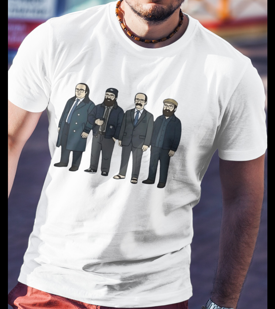Danny DeVito Seth Rogen David Cross Zach Galifianakis Cartoon Characters T-Shirt