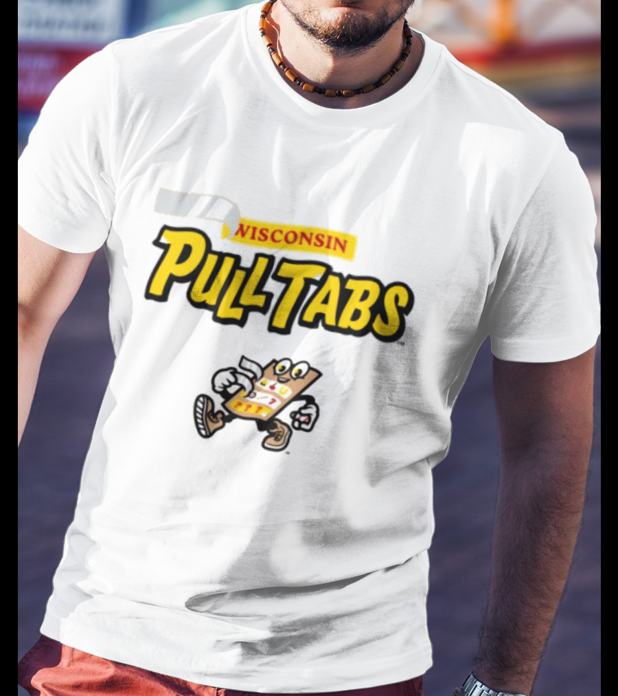 Wisconsin Pull Tabs Dock Spiders Team Store T-Shirt
