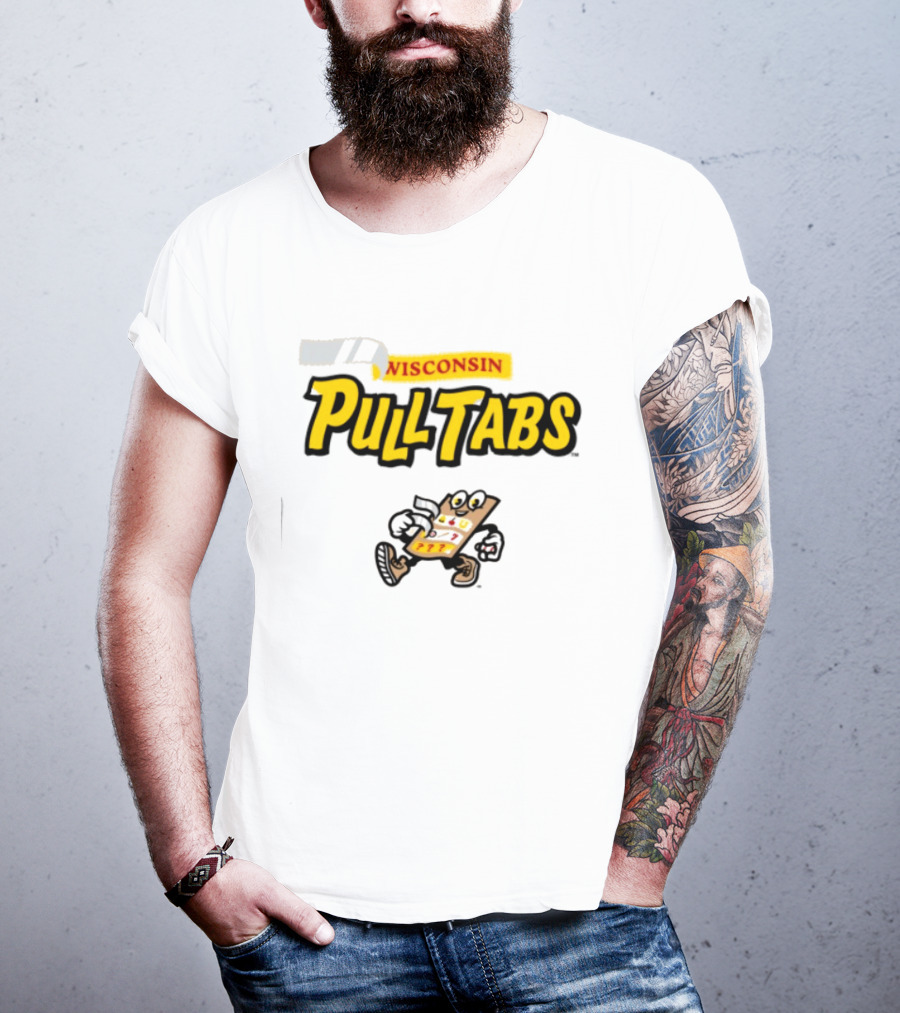 Wisconsin Pull Tabs Dock Spiders Team Store T-Shirt