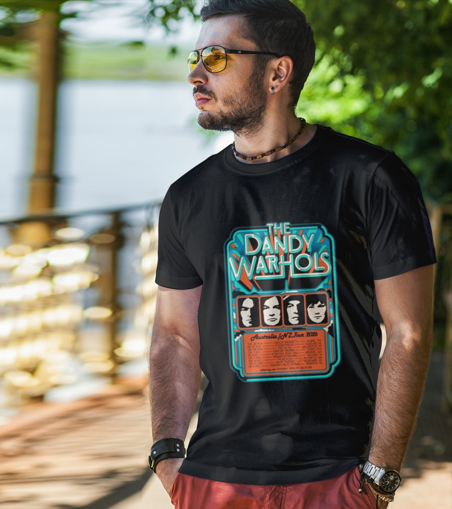 The Dandy Warhols Australia NZ Tour 2026 Concert Dates And Venues T-Shirt