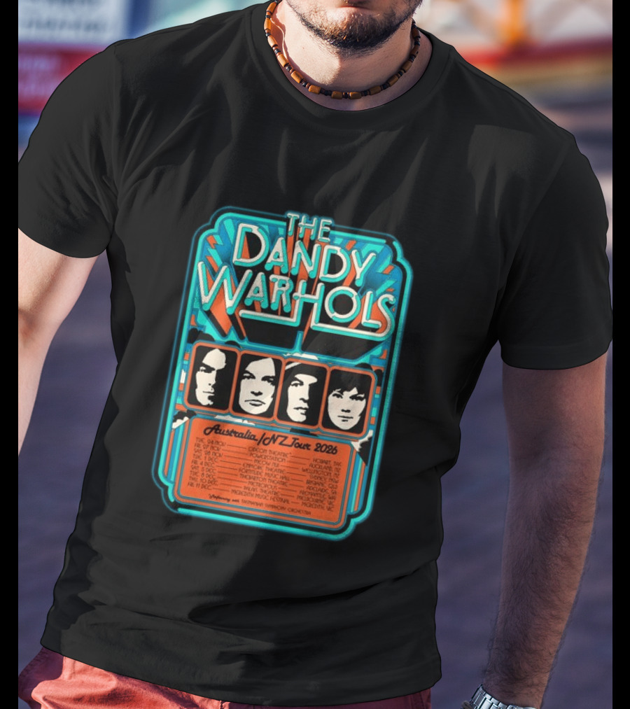 The Dandy Warhols Australia NZ Tour 2026 Concert Dates And Venues T-Shirt
