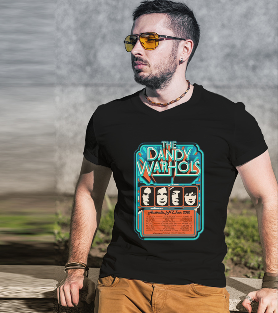 The Dandy Warhols Australia NZ Tour 2026 Concert Dates And Venues T-Shirt