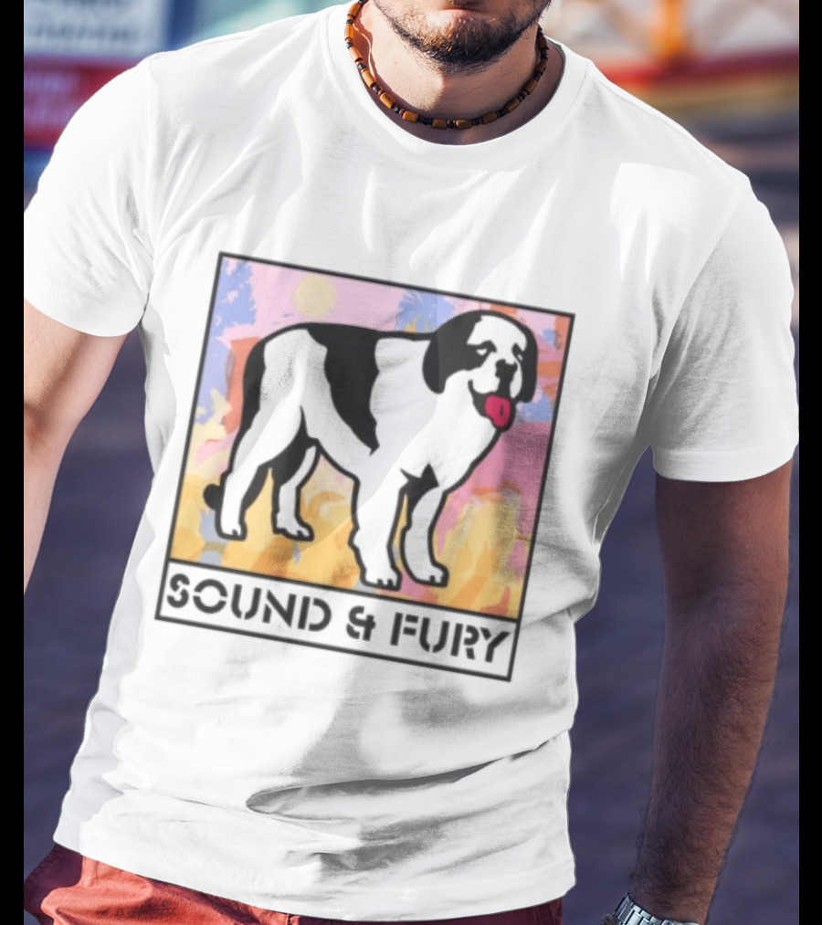 Sound And Fury Store Sound And Fury 2026 Big Dog White St Bernard T-Shirt