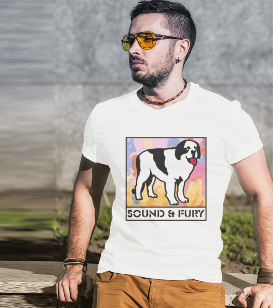 Sound And Fury Store Sound And Fury 2026 Big Dog White St Bernard T-Shirt