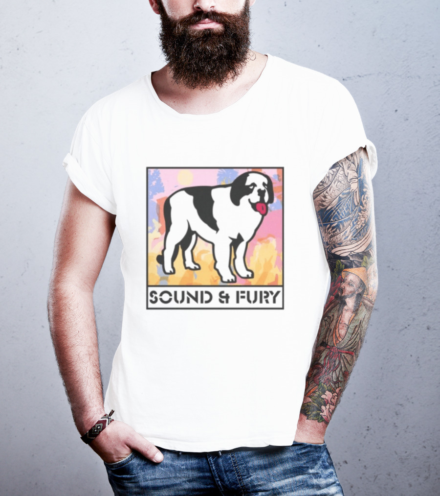 Sound And Fury Store Sound And Fury 2026 Big Dog White St Bernard T-Shirt